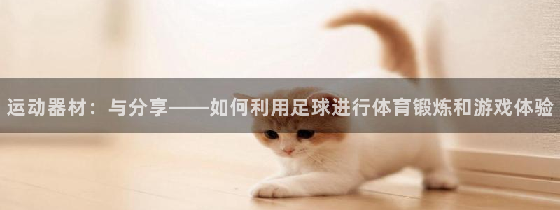 熊猫体育娱乐：运动器材：与分享——如何利用足球进行体育锻炼和